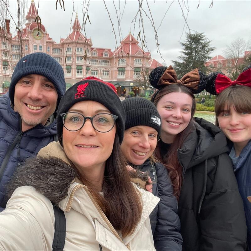 Business Marketing And Management (1) Staff and students at disneyland