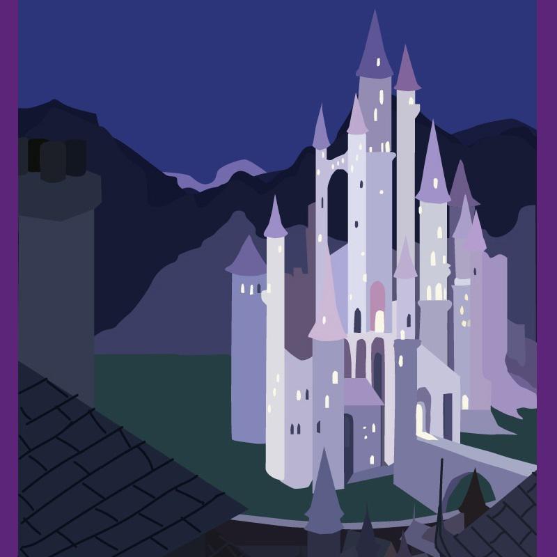 digital image of castle