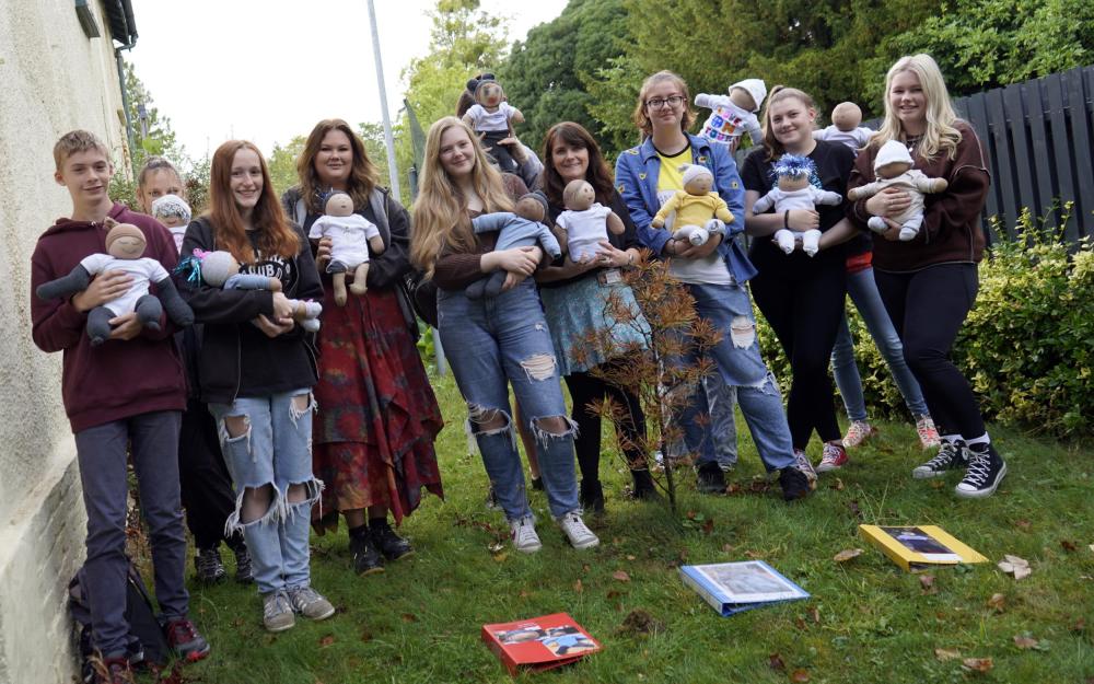 Huish Childcare students welcome nursery of Flour Babies