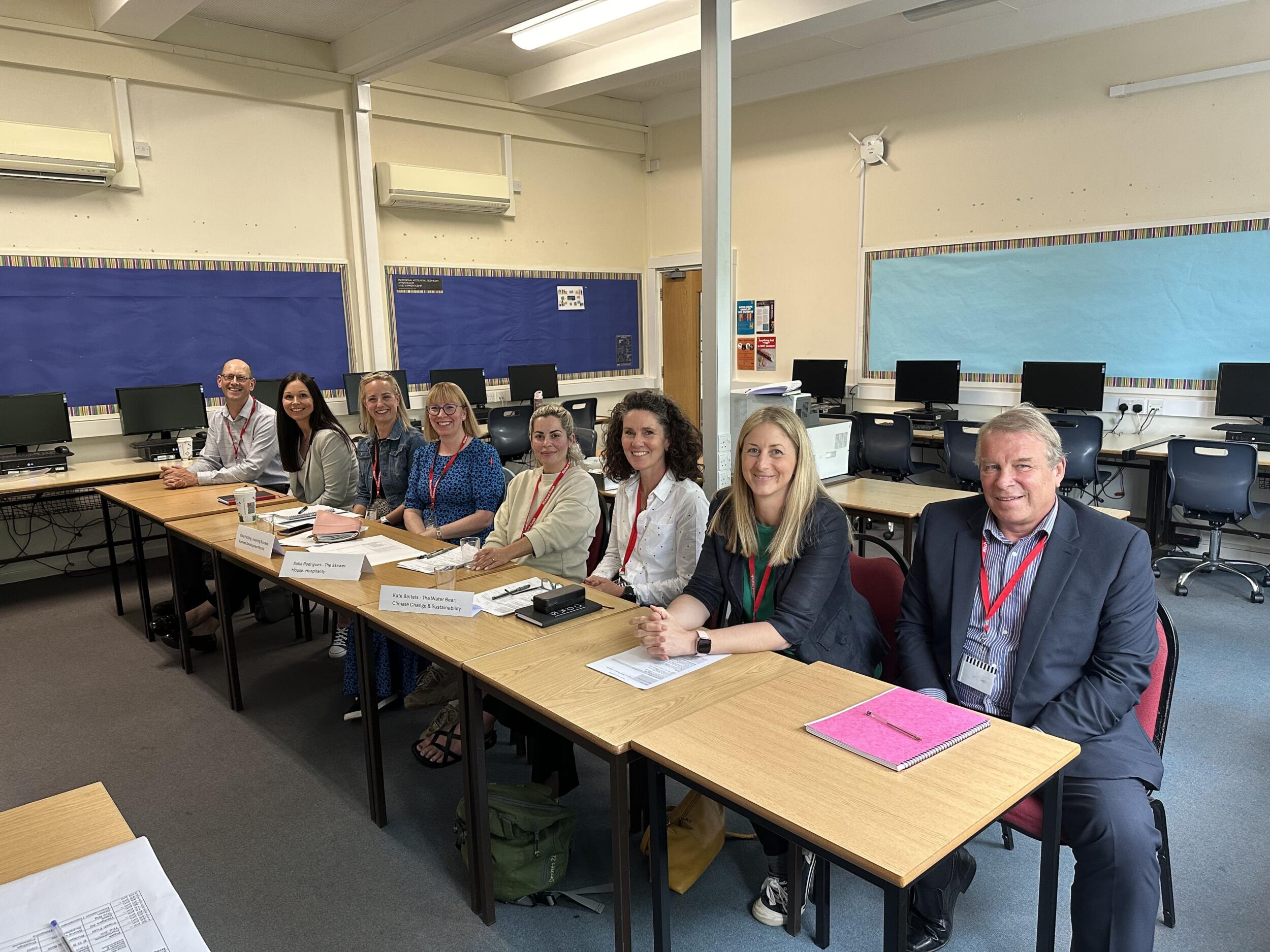 Richard Huish College Dragons Den Panel 2024 Richard Huish College Dragons Den Panel 2024
