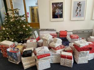 Wrapped presents