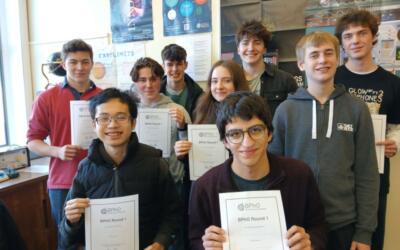 Physics students win brace of medals in British Physics Olympiad