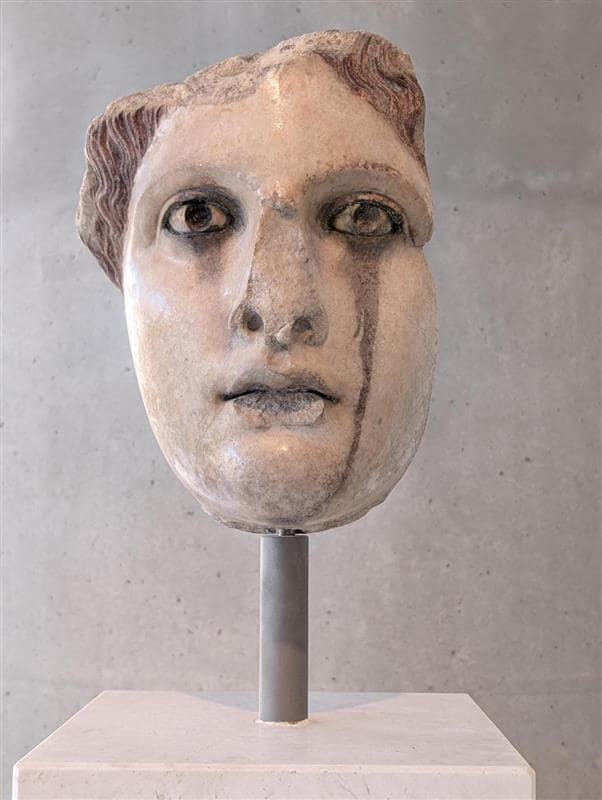 Sculpture of a face