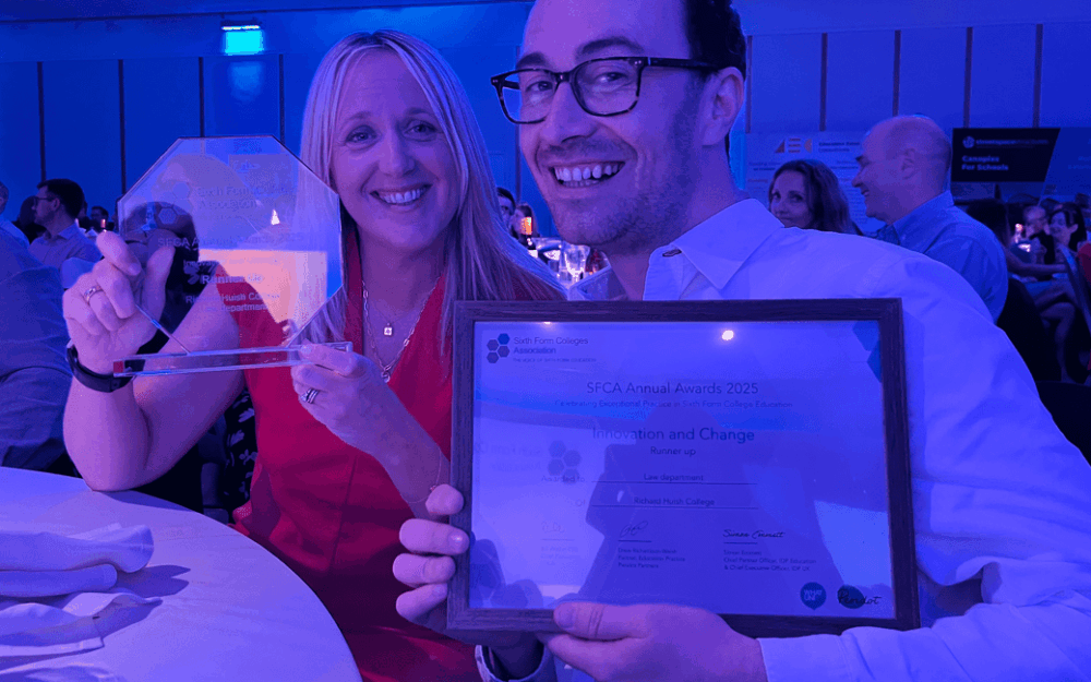 Huish Law School student secures high-profile Solicitor apprenticeship as College earns national recognition