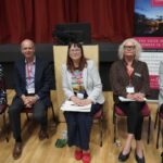An employer panel of 5 business representatives, all are sat down