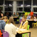 students in interview