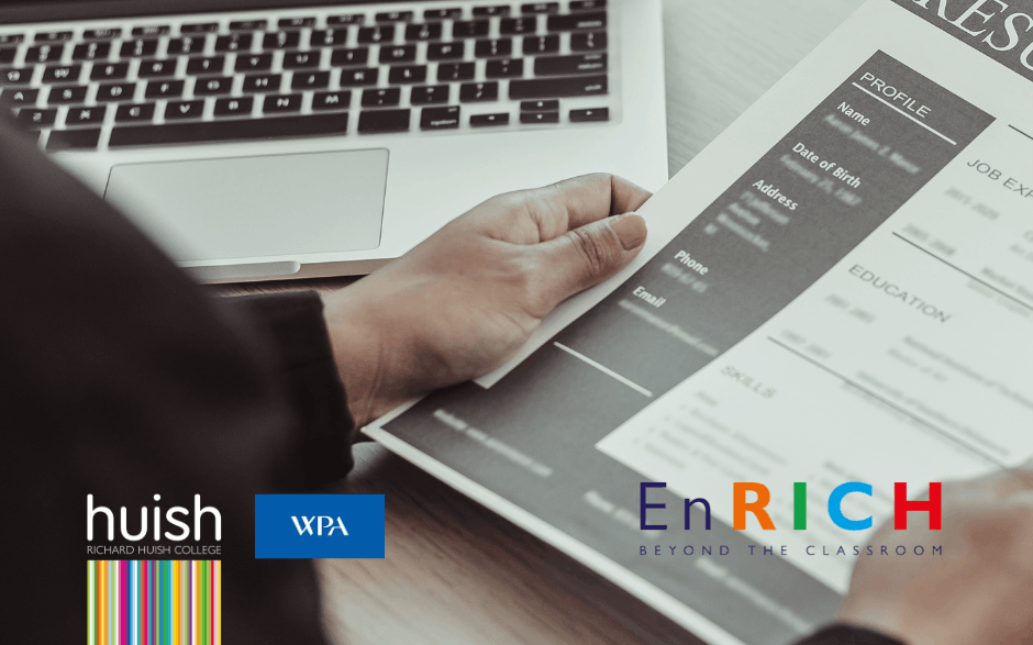 Richard Huish College Students Gain Valuable Career Insights at WPA on EnRICH Day