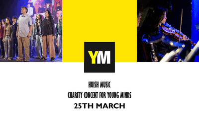 Huish musicians singing and playing a violin