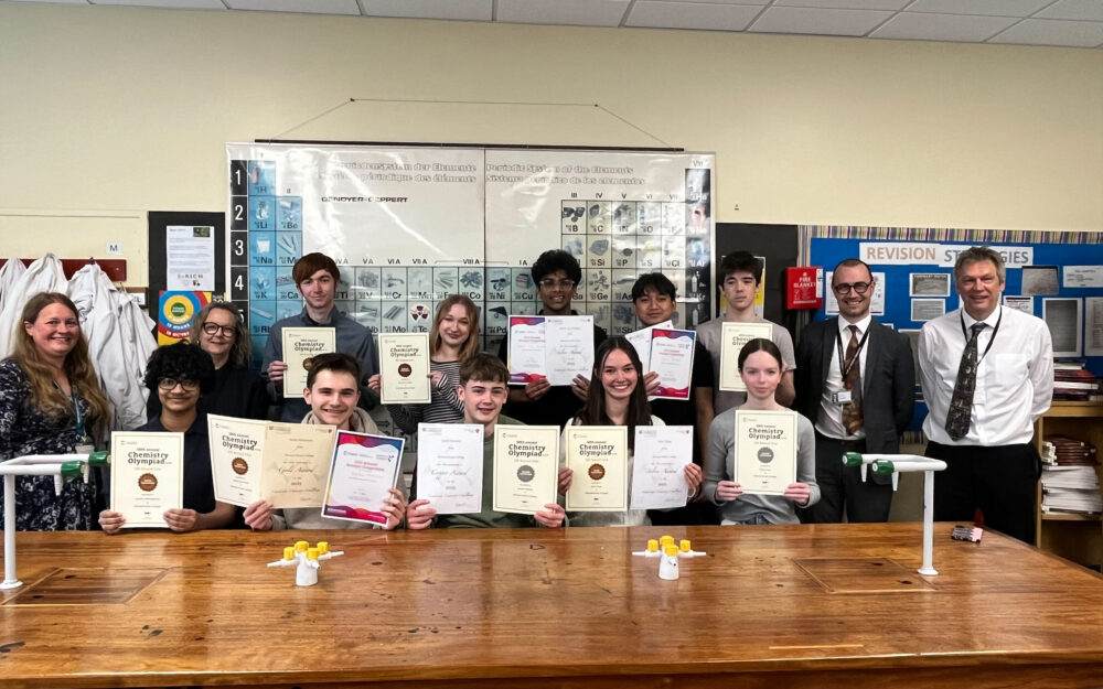 Students Excel in UK Chemistry Olympiad