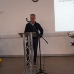 Richard Hatcher giving a speech