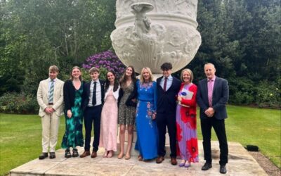 Students celebrate Duke of Edinburgh Gold Awards at Buckingham Palace