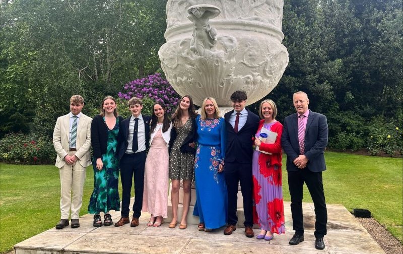 Students celebrate Duke of Edinburgh Gold Awards at Buckingham Palace